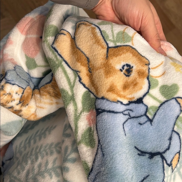 Peter Rabbit Blue and Brown 60X70 Oversized Throw - Picture 7 of 10
